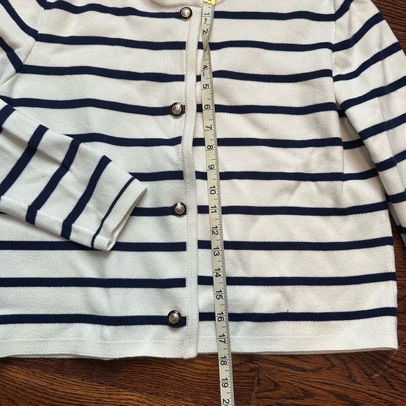 Classic Striped Sweater - Navy and White - Picture 2 of 4